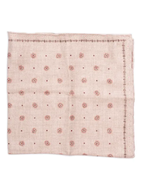 Brunello Cucinelli graphic-print handkerchief scarf