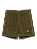 Stone Island Junior Compass-patch shorts - Green