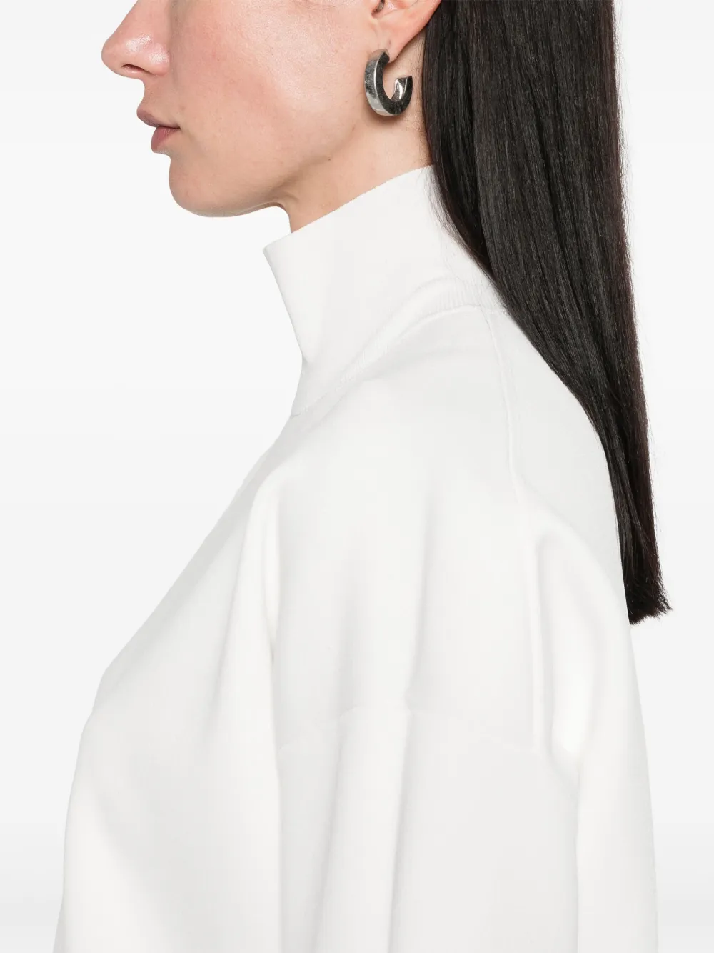 Theory T-shirt met hoge hals Wit