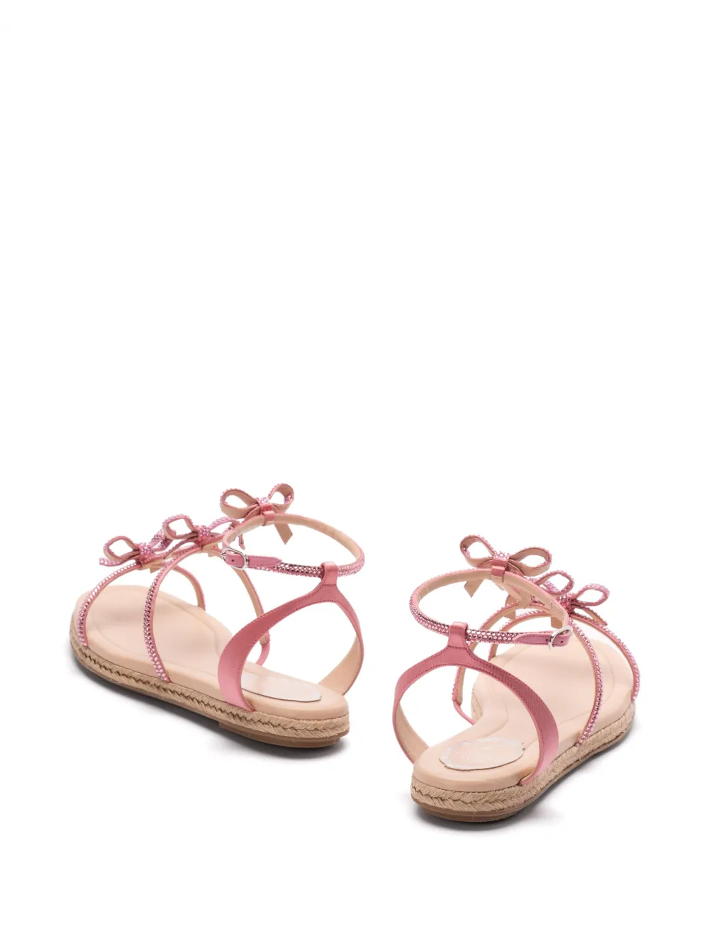 René Caovilla bow-detailing sandals Pink