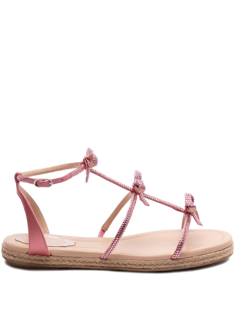 René Caovilla bow-detailing sandals Pink