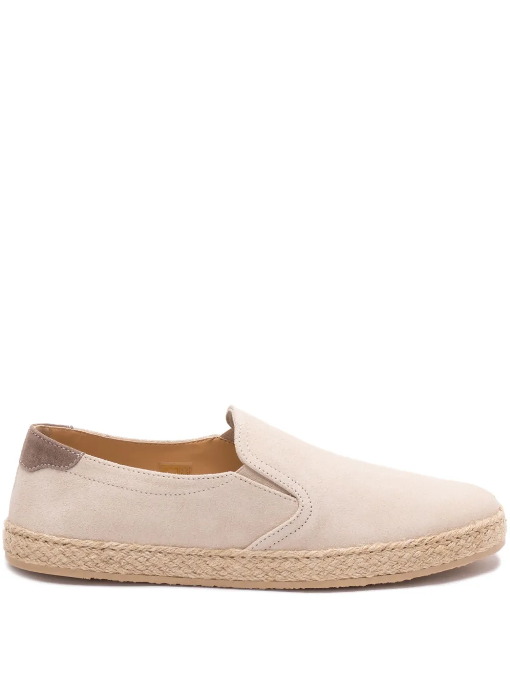 Brunello Cucinelli suede espadrilles Neutrals