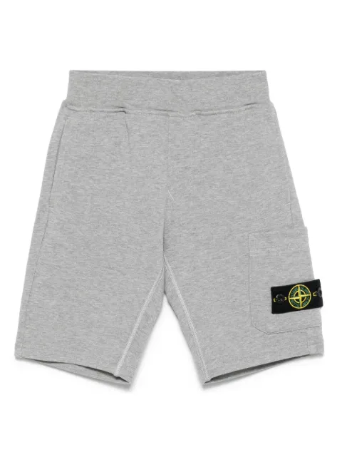 Stone Island Junior Compass-patch shorts 