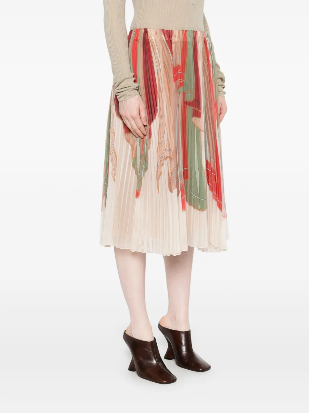 La DoubleJ Supremes midi-rok Beige