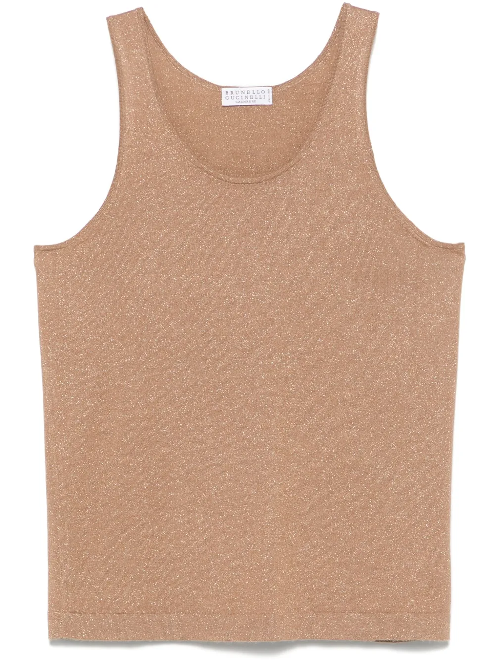 Brunello Cucinelli top de lúrex | marrón | Image 1