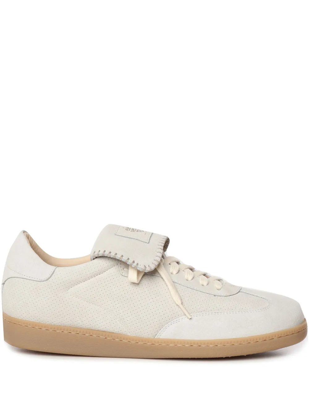 Eleventy oversize-tongue sneakers White