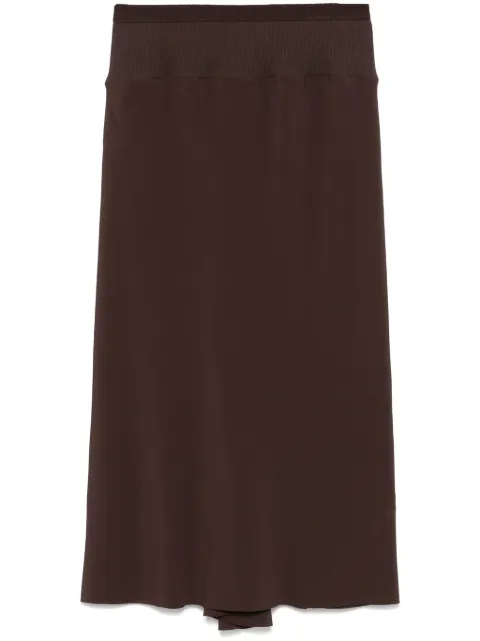 Rick Owens knee bias midi skirt 
