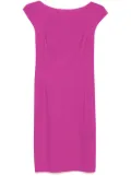 Patrizia Pepe cap-sleeve mini dress - Purple