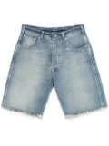 Maison Margiela cut-off denim shorts - Blue