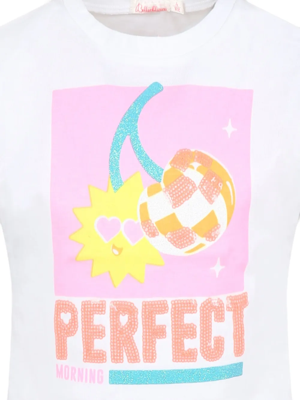Billieblush T-shirt met grafische print Wit
