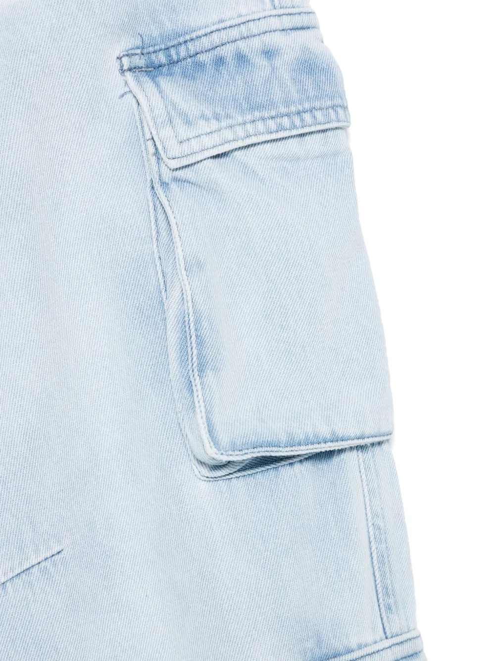 Barrow kids Cargo jeans met geborduurd logo Blauw