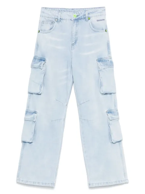 Barrow kids Calça jeans com logo bordado