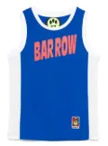 Barrow kids logo-print tank top - Blue