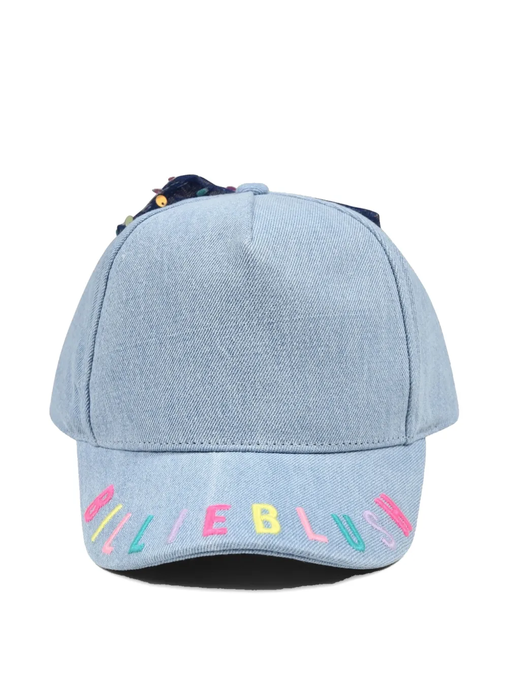 Billieblush Sequin-embellished Denim Cap In Blue