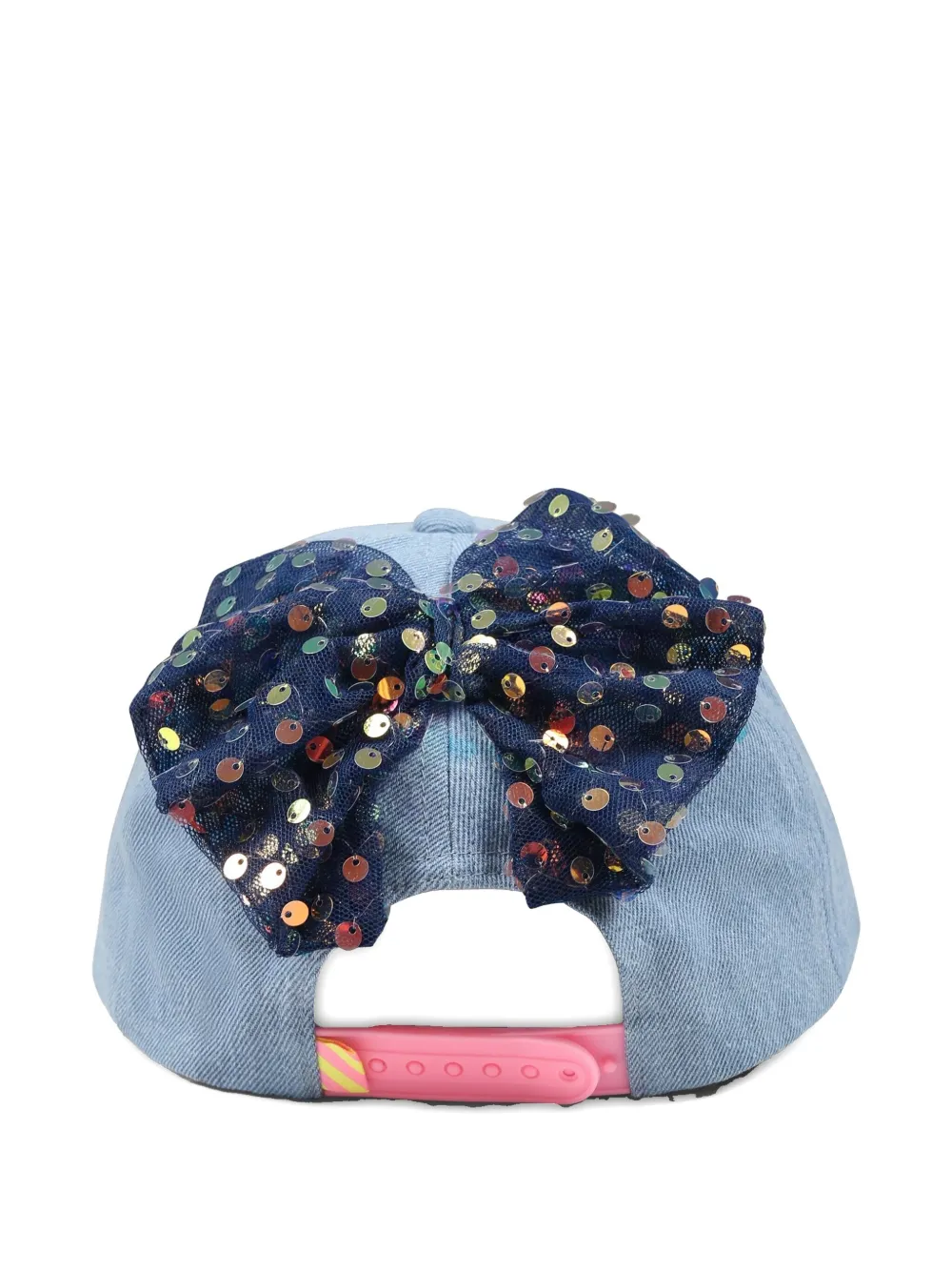 Billieblush Sequin-embellished Denim Cap In Blue