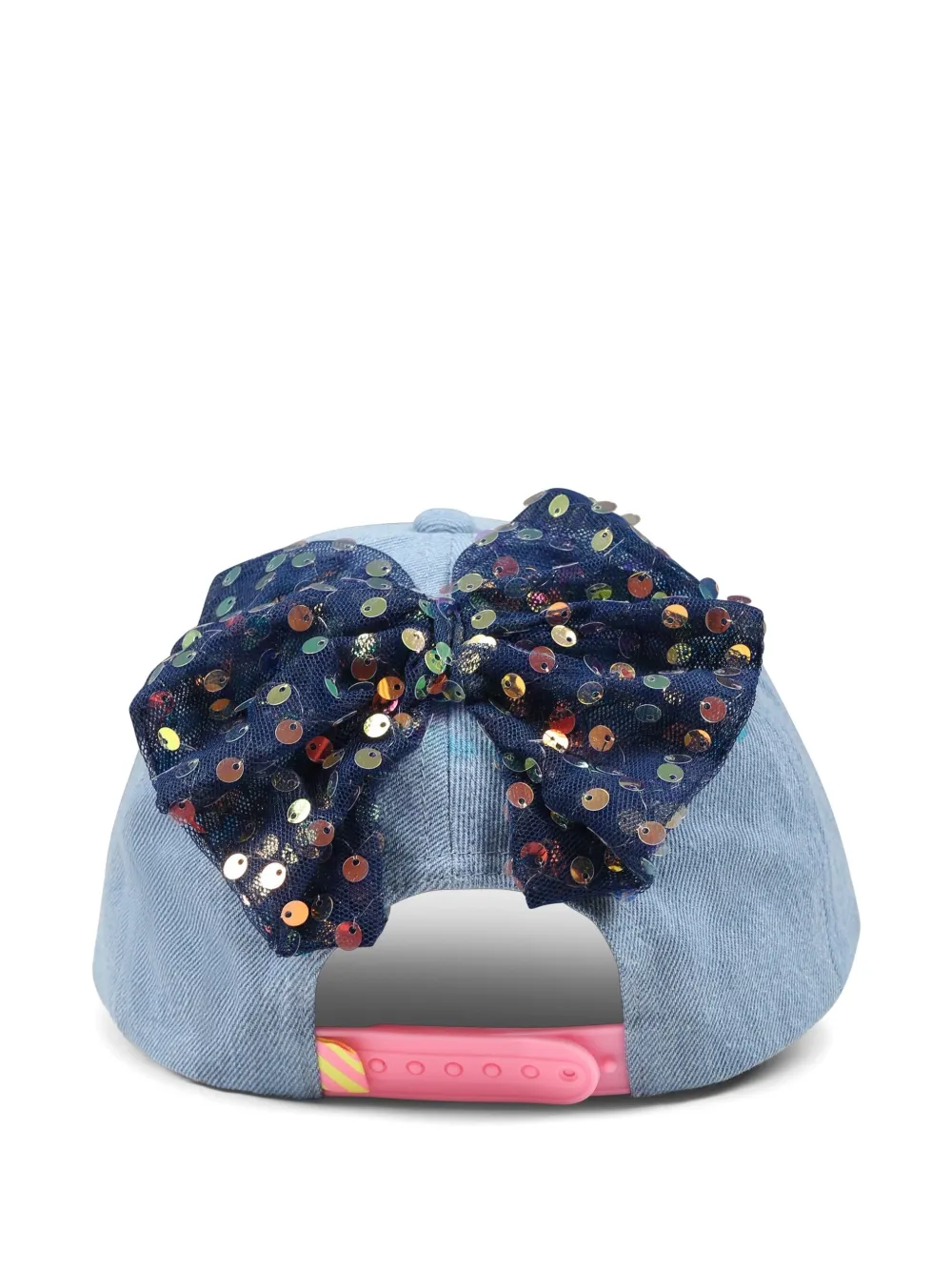 Billieblush sequin-embellished denim cap - Blauw