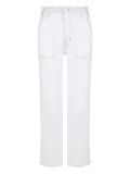 FRAME patch-pocket jeans - White