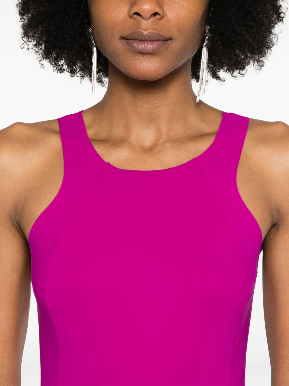 Patrizia Pepe Racerback Mini In Purple