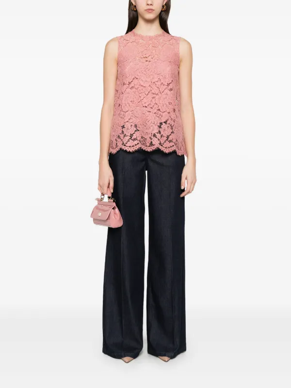 Dolce &amp; Gabbana レースブラウスM Dolce & Gabbana レースブラウス | ブラック | FARFETCH JP