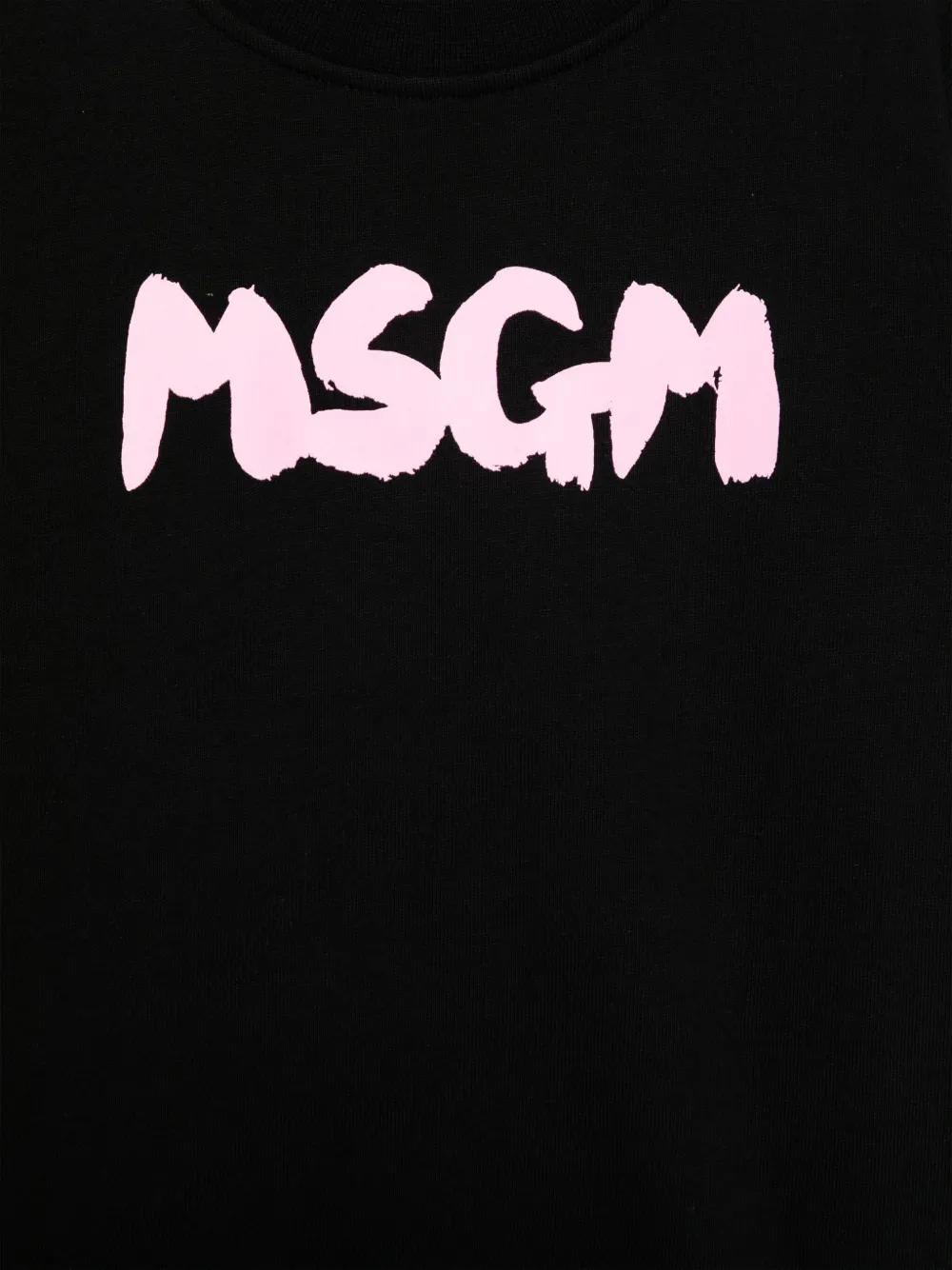 MSGM Kids Sweater met logoprint Zwart