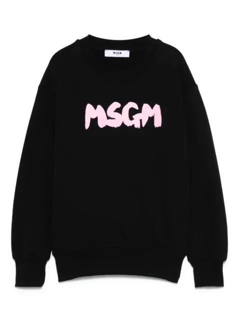 MSGM Kids logo-print sweatshirt