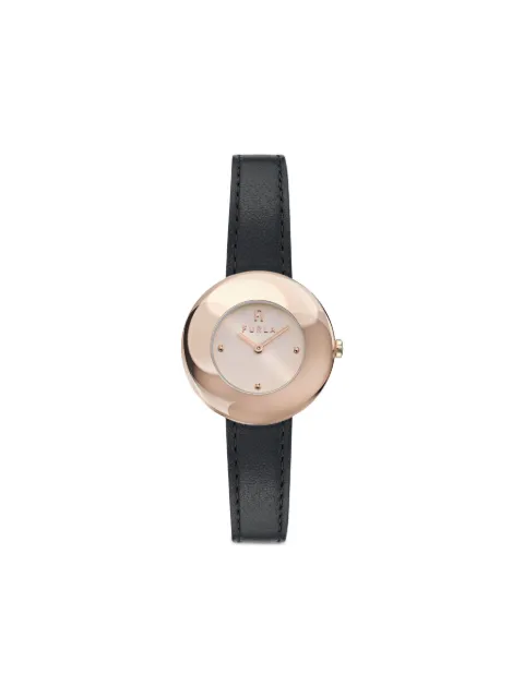 Furla reloj con cara redonda