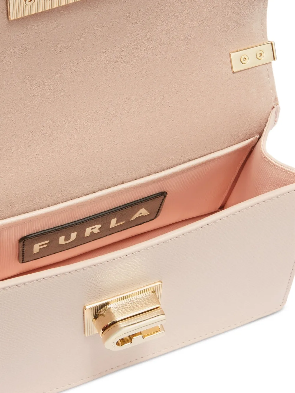 Furla Schoudertas met kettingband Roze