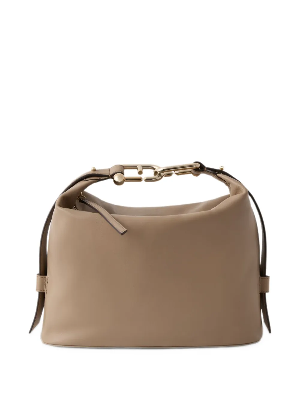 Furla Leren schoudertas Beige