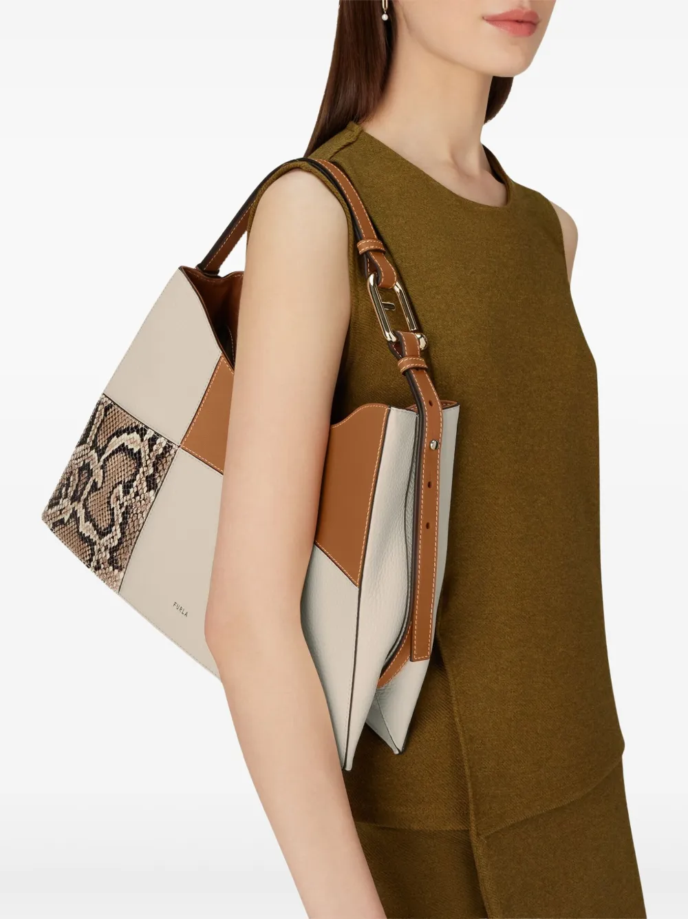 Furla Nuvola shopper Beige