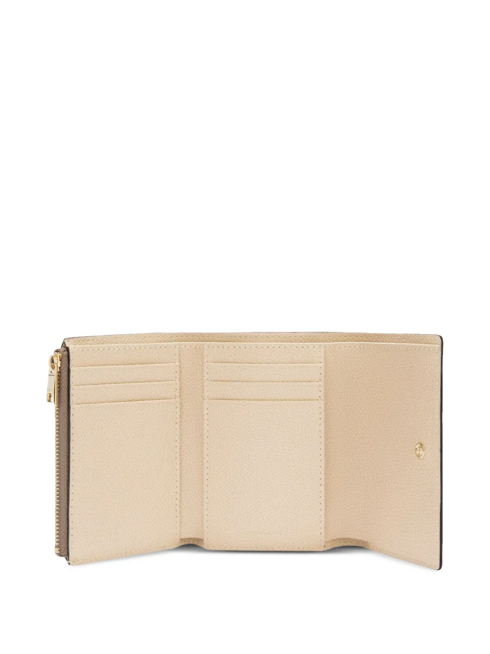 Furla Portemonnee met logoplakkaat Bruin