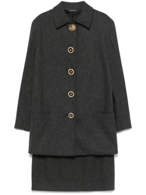 Versace Pre-Owned traje de lona 1980