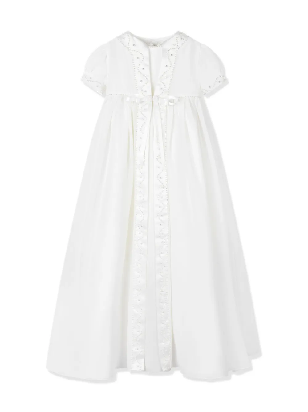 Sarah Louise Christening dress and bonnet set - Beige