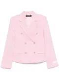 Versace malfilé double-breasted blazer - Pink