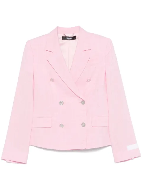 Versace blazer con doble botonadura
