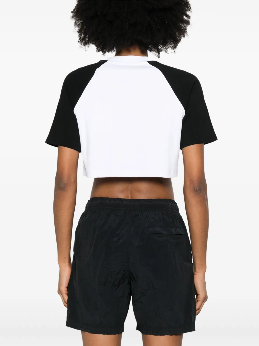 Off-White Cropped T-shirt Wit