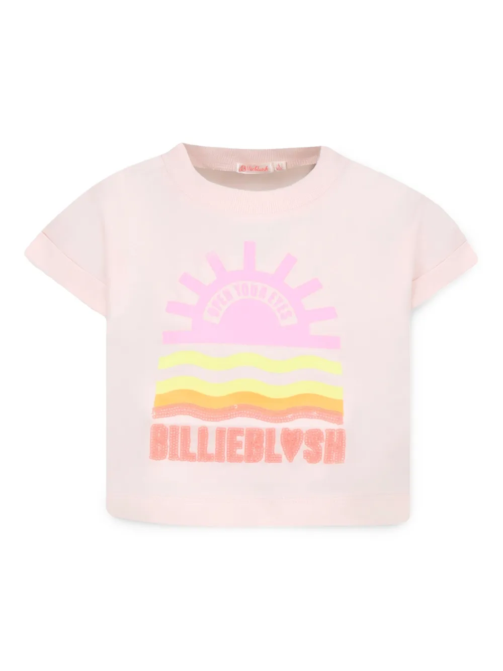 Billieblush playera con estampado gráfico | rosado | Image 1