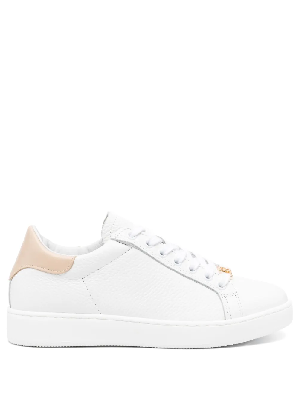 TWINSET Leren sneakers Wit