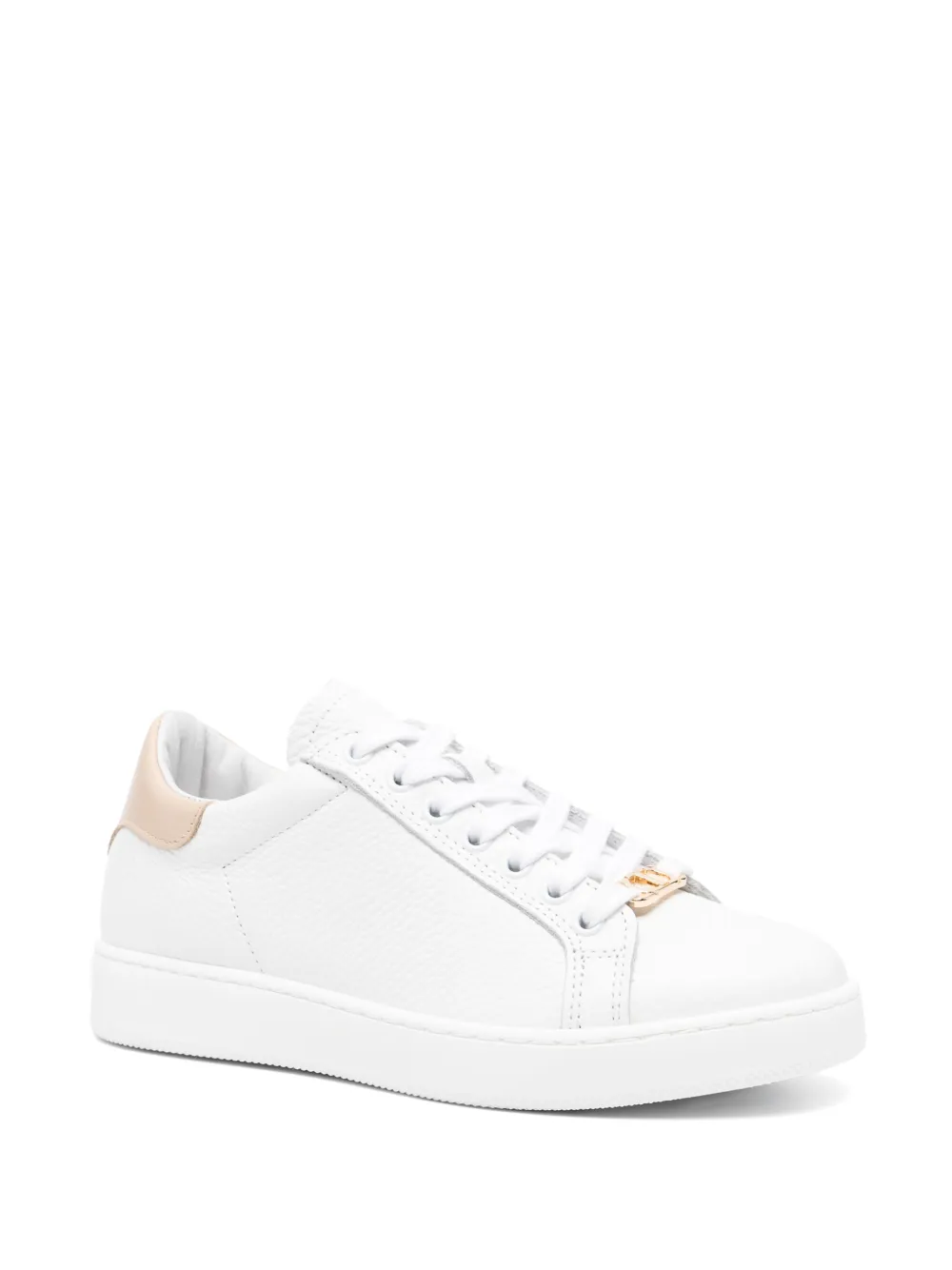 TWINSET leather sneakers - Wit