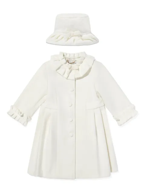 Sarah Louise ruffled hat coat set