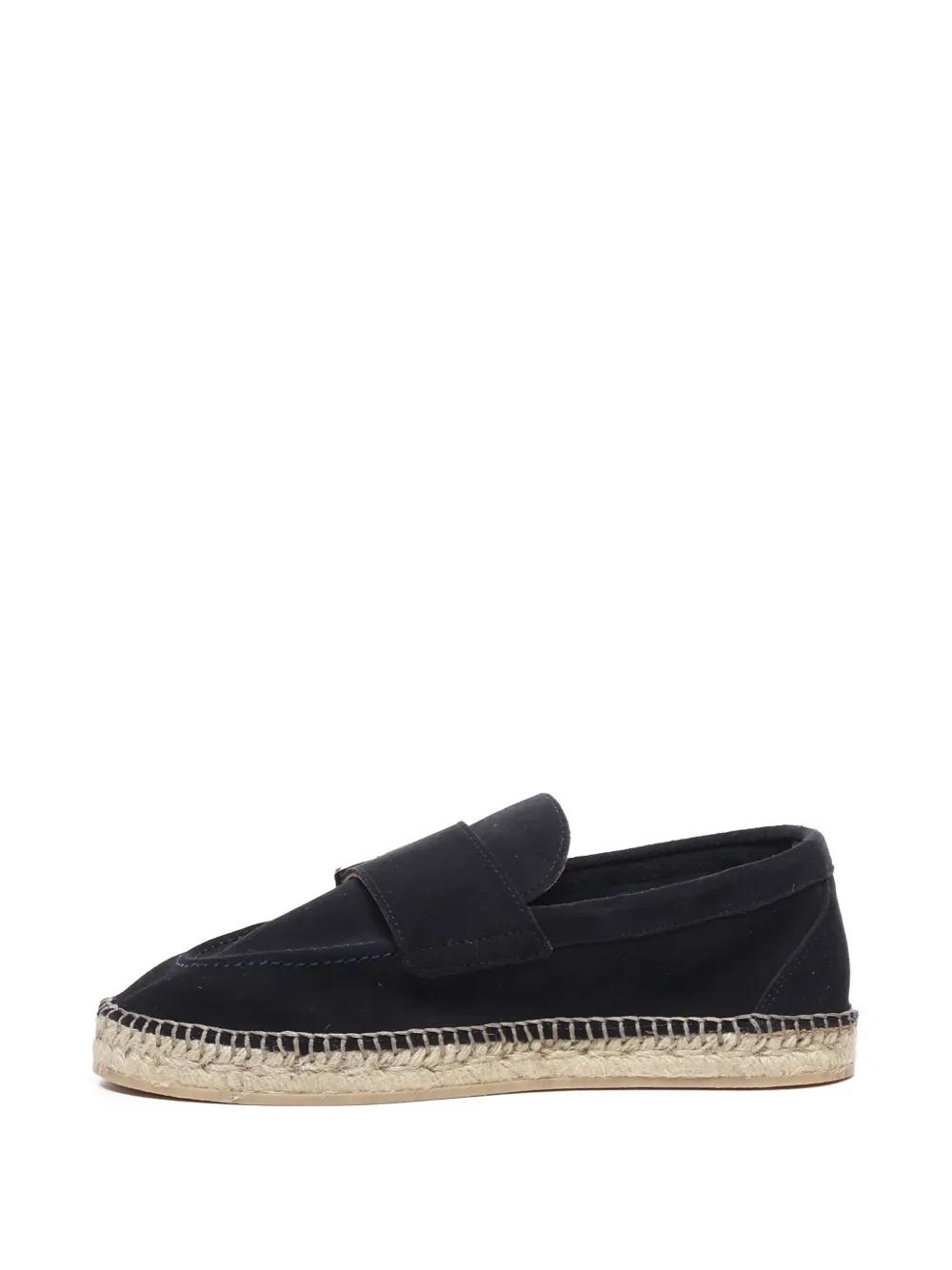 Eleventy buckle-strap suede espadrilles Blue