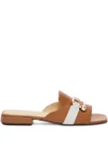 Furla buckle-embellished flat sandals - Brown