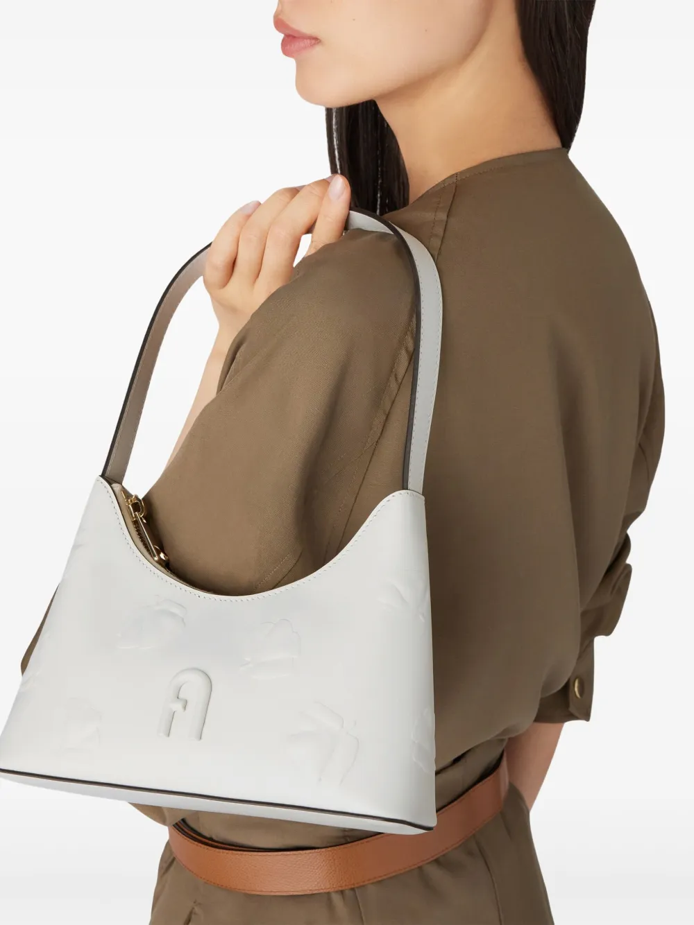Furla Diamante schoudertas - Wit
