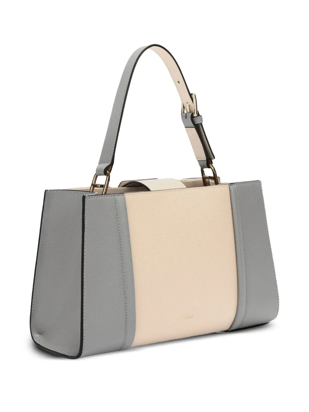 Furla leather tote bag - Grijs