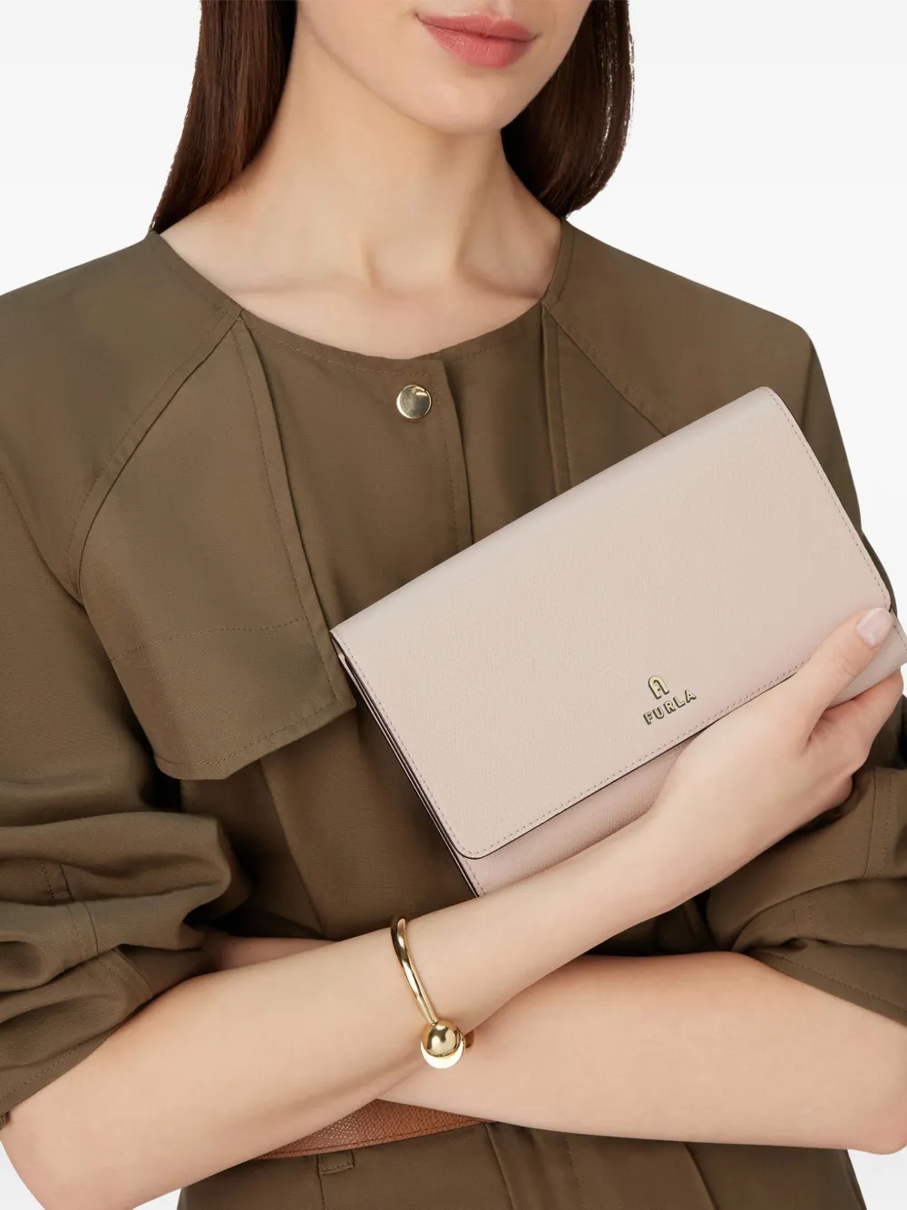 Furla Camelia clutch Roze