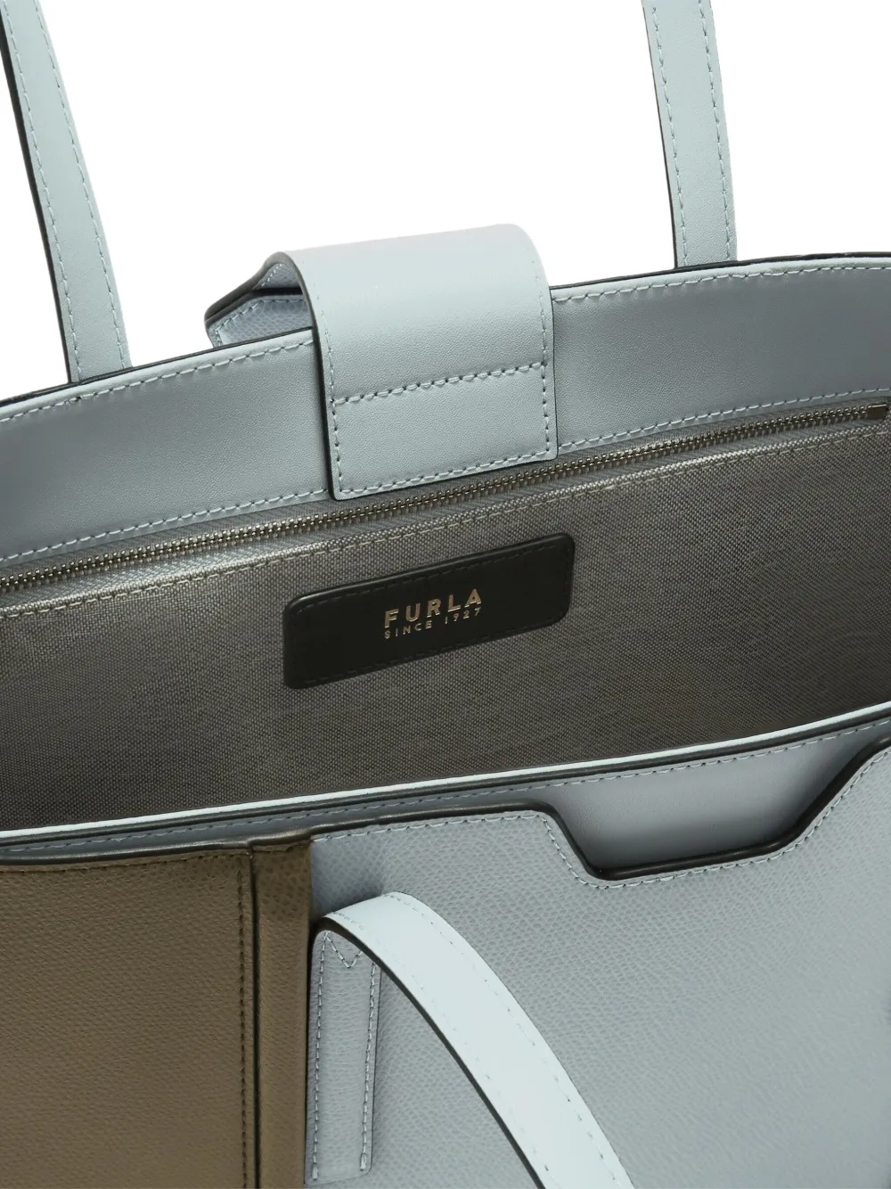 Furla Leren shopper Bruin