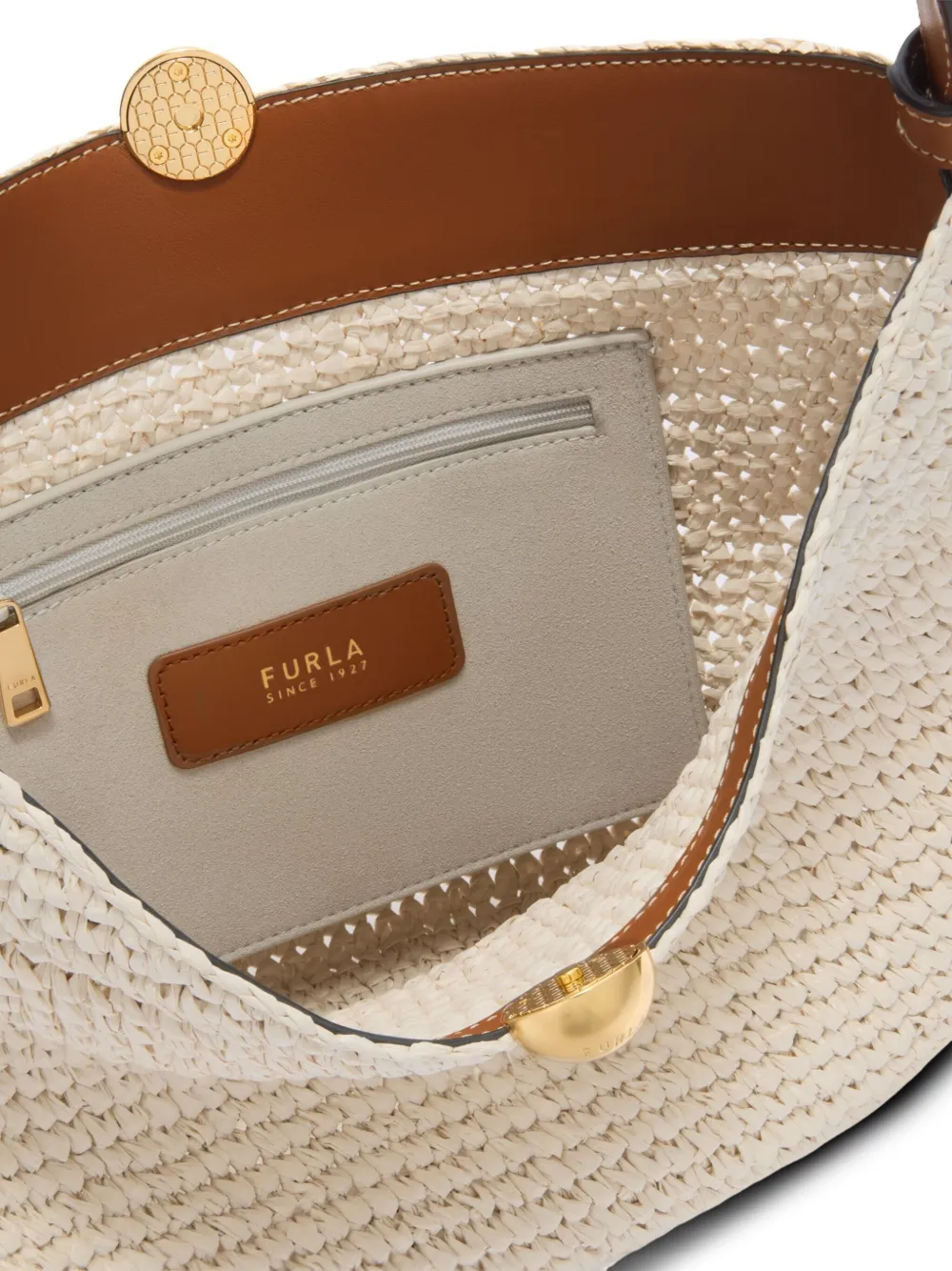 Furla Sfera Soft schoudertas Beige