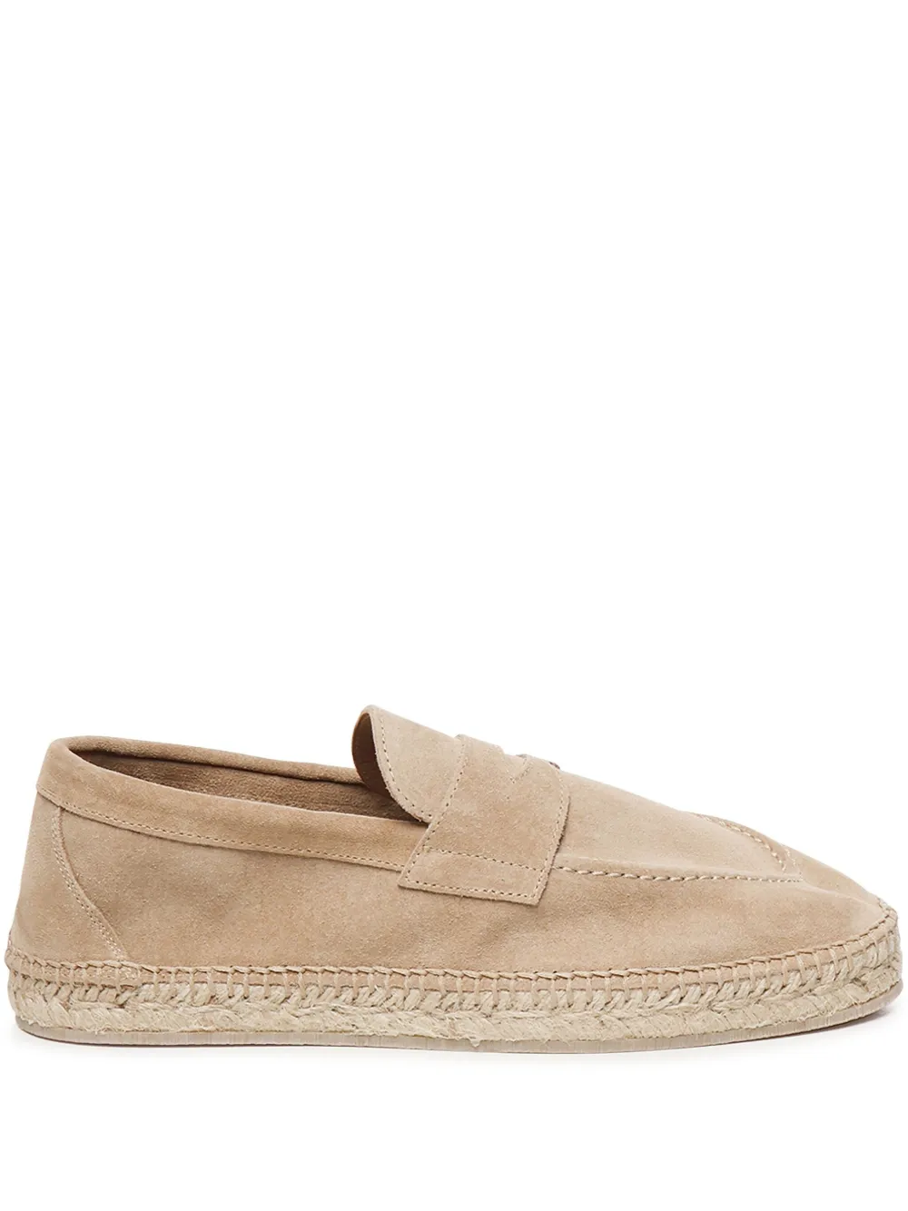 Eleventy suede espadrilles Neutrals