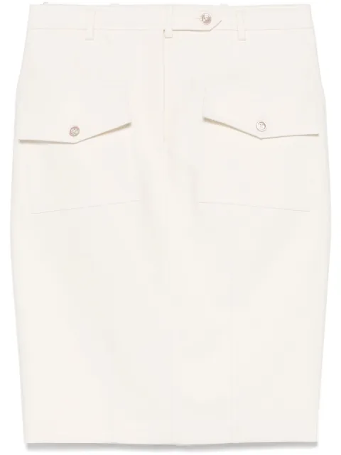 TOM FORD patch-pockets midi skirt