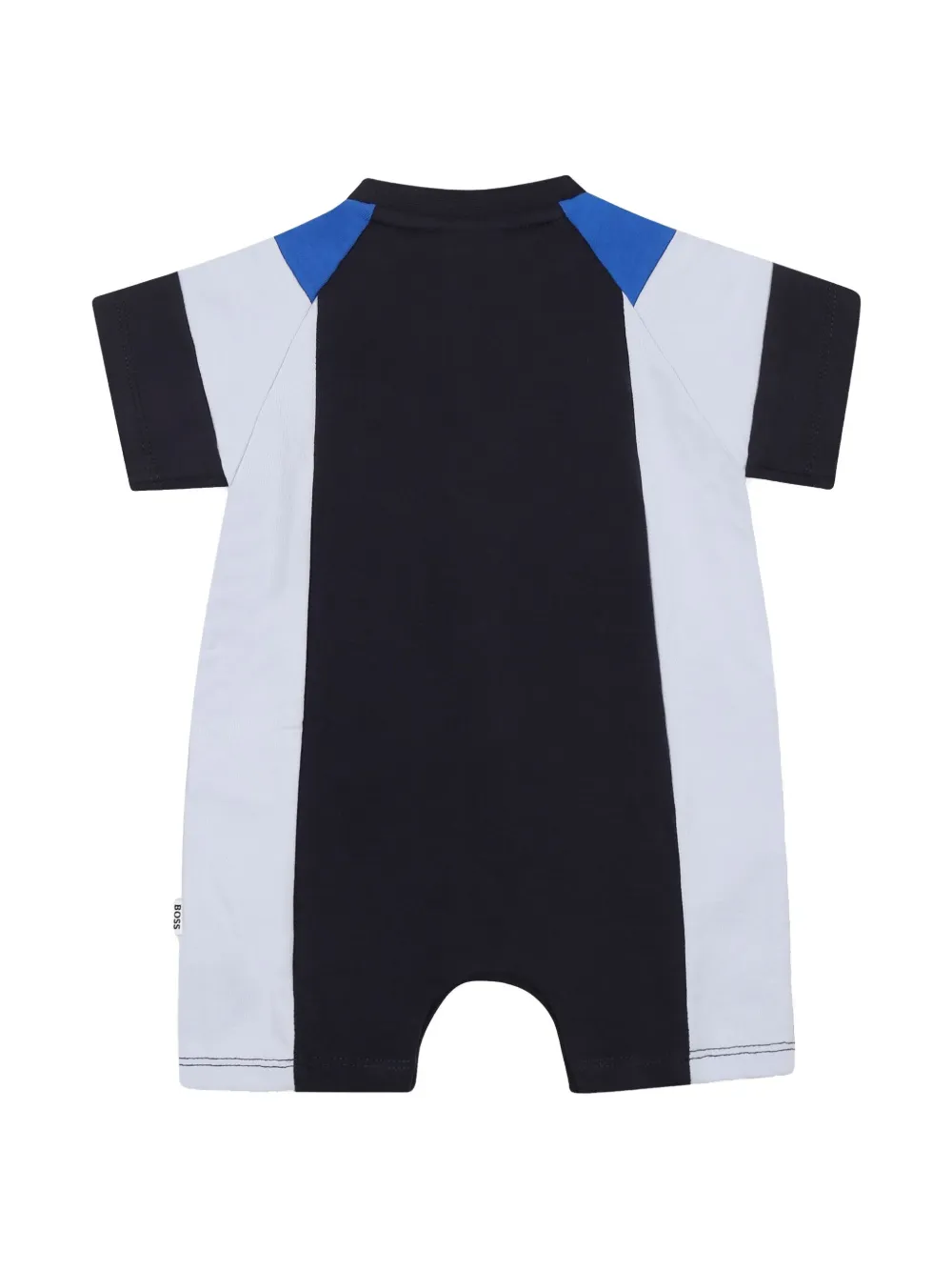 Bosswear Printed Romper In Blue