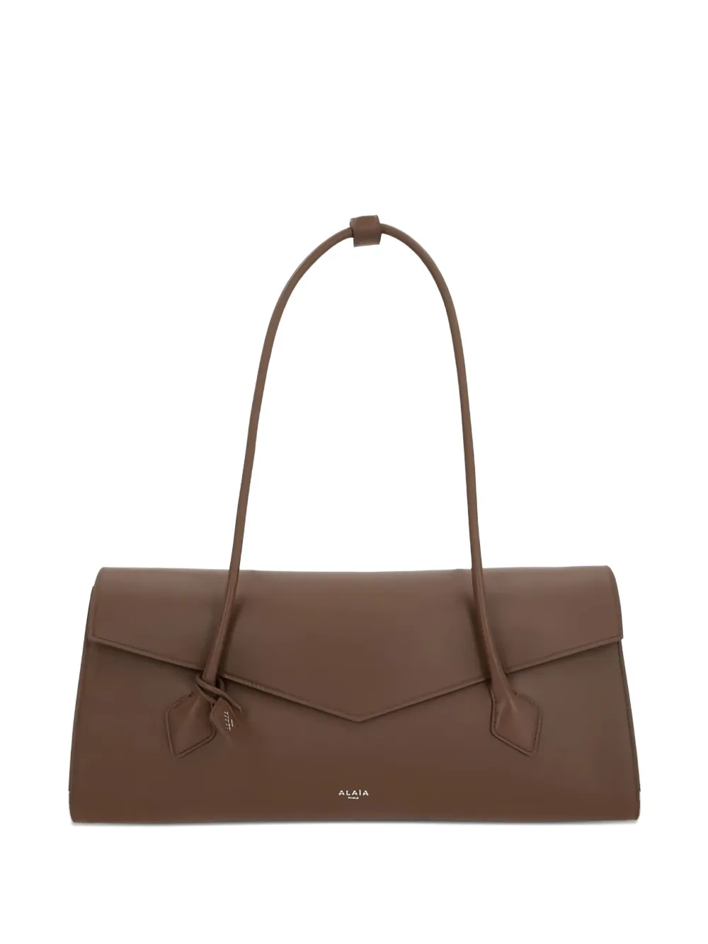 Alaïa Le Teckel flap-detail leather shoulder bag | Brown | Image 1